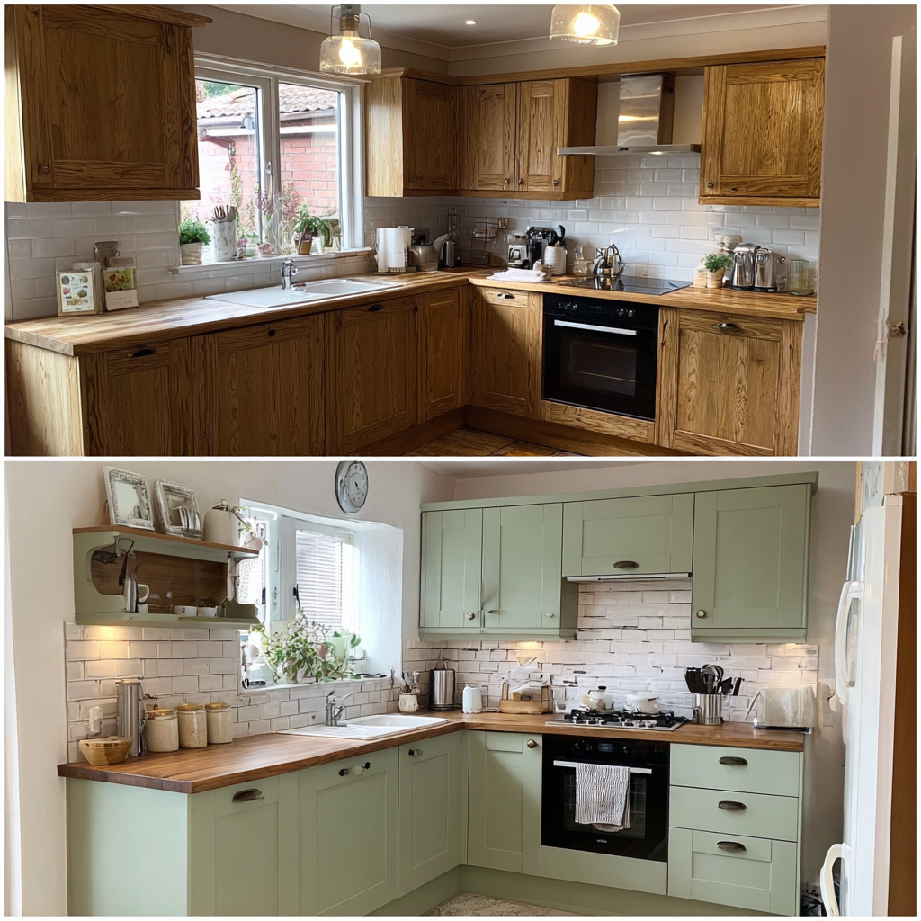 Before and After Kitchen